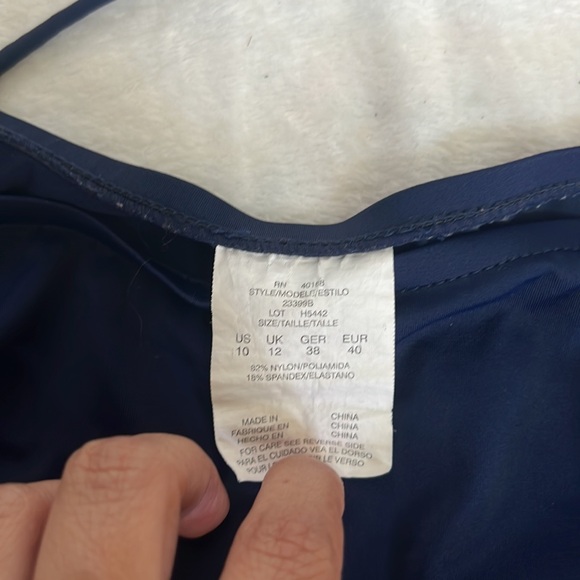 Navy blue swim bottoms - Picture 3 of 3